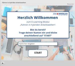 Screenshot E-Learning-Start